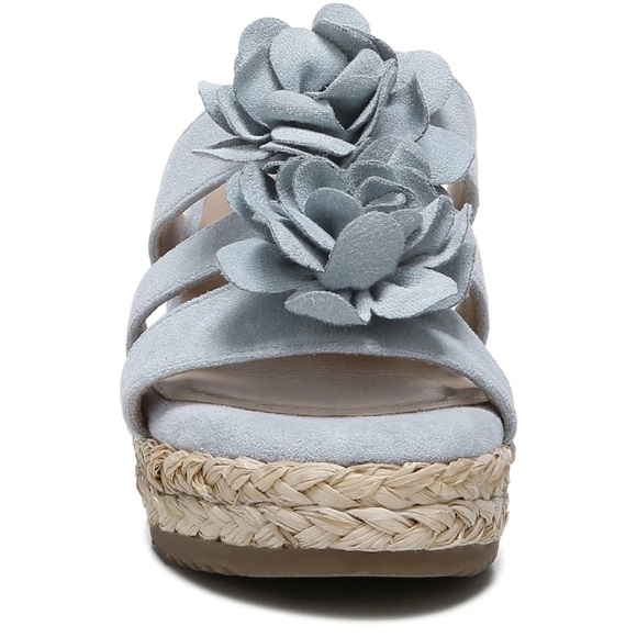 SOUL Naturalizer Womens Oodles-Flower Slip On Heel Wedge Sandals Shoes 8.5M - Picture 4 of 7